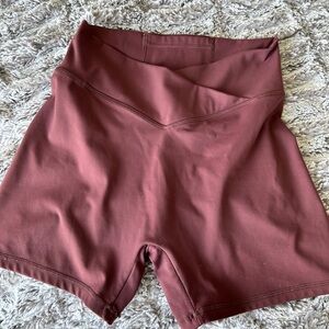 Amazon Women's Burgundy Bike Shorts